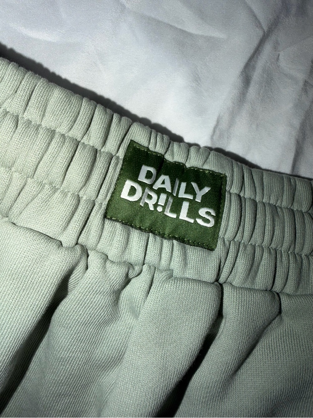 Daily Drills Sage Green Elastic-Waist Sweatpants Joggers XS/S